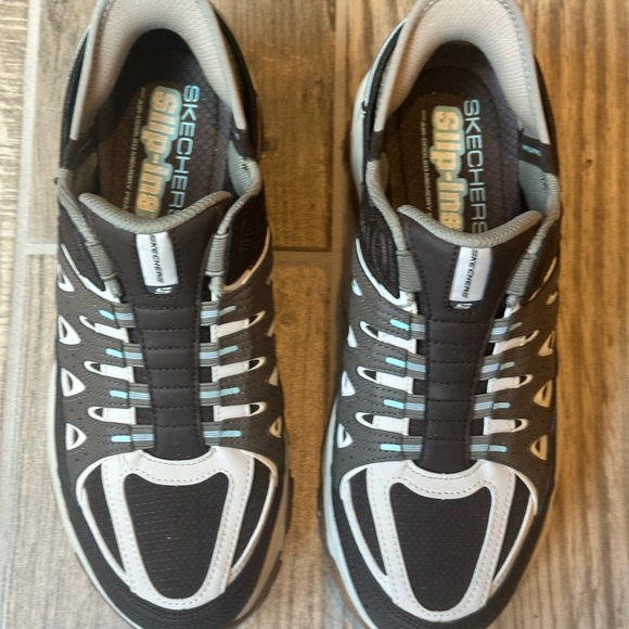 Skechers Shoes - Skechers Brown and Beige Athletic Slip-Ons.  NWOT